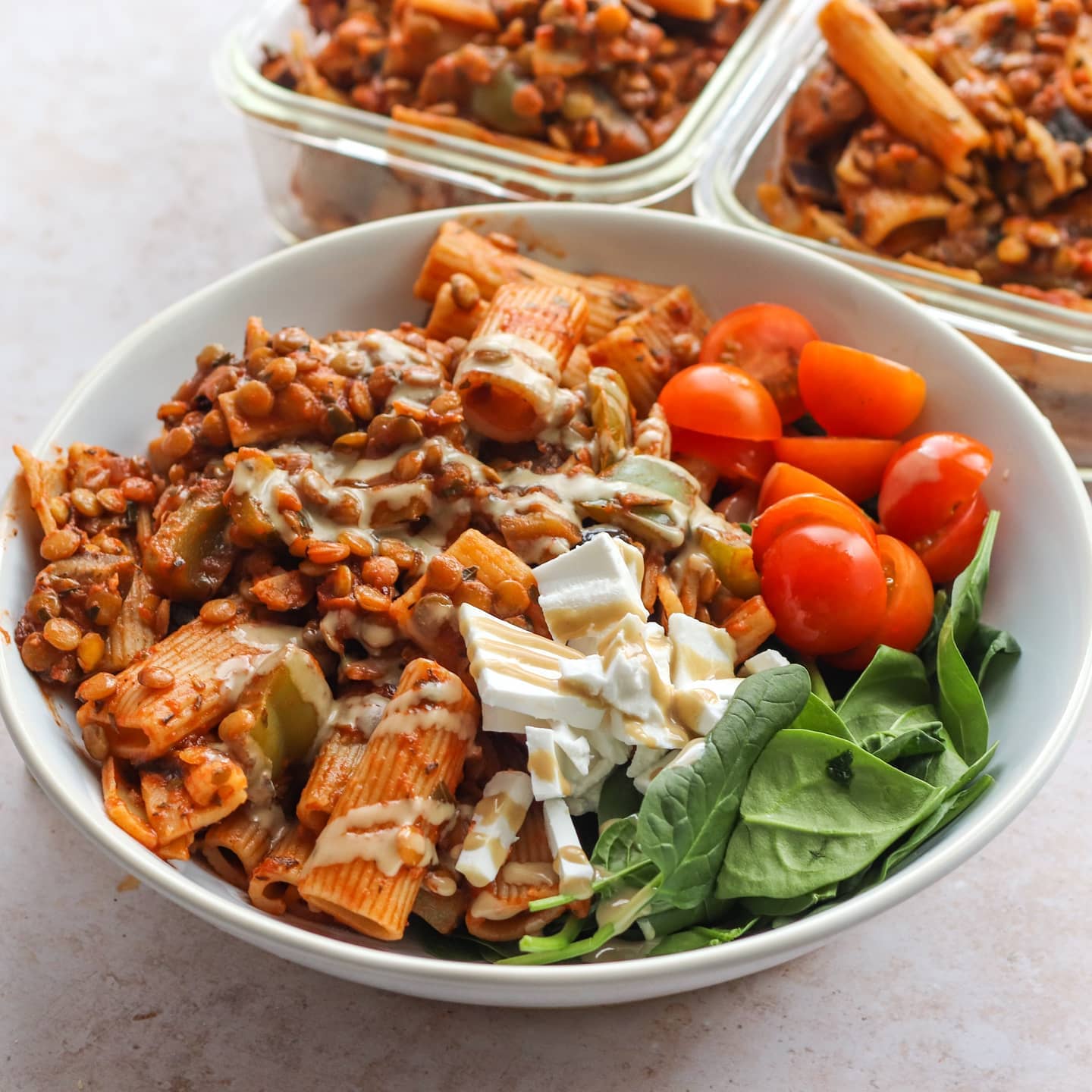 Wholesome Green Lentil Bolognese