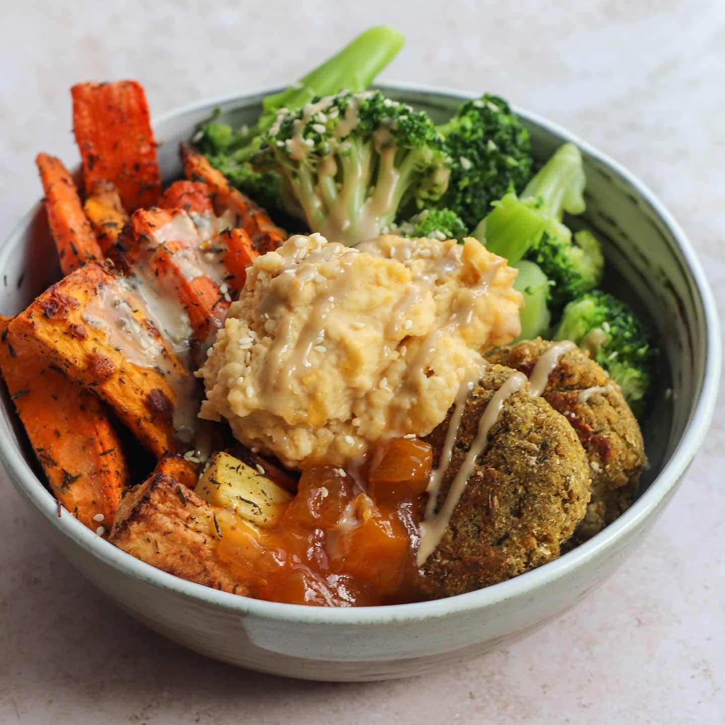 Easy Plant-Based Falafel Bowl