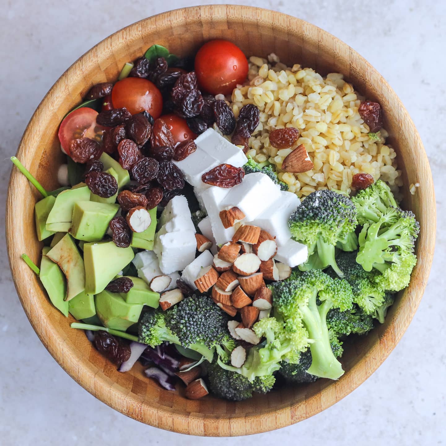 Vegan Meal Prep Salad with Tahini Dressing