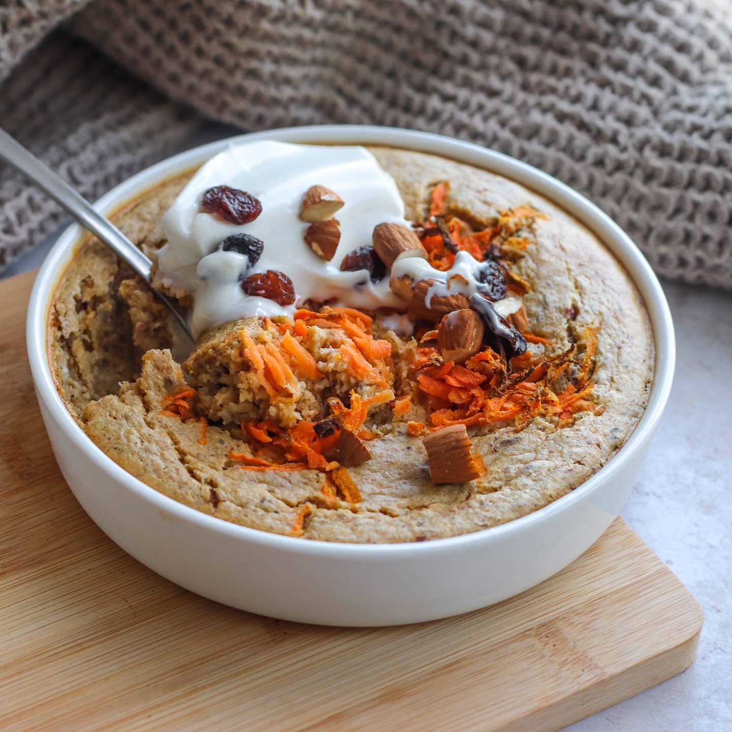 Carrot Cake Baked Oatmeal