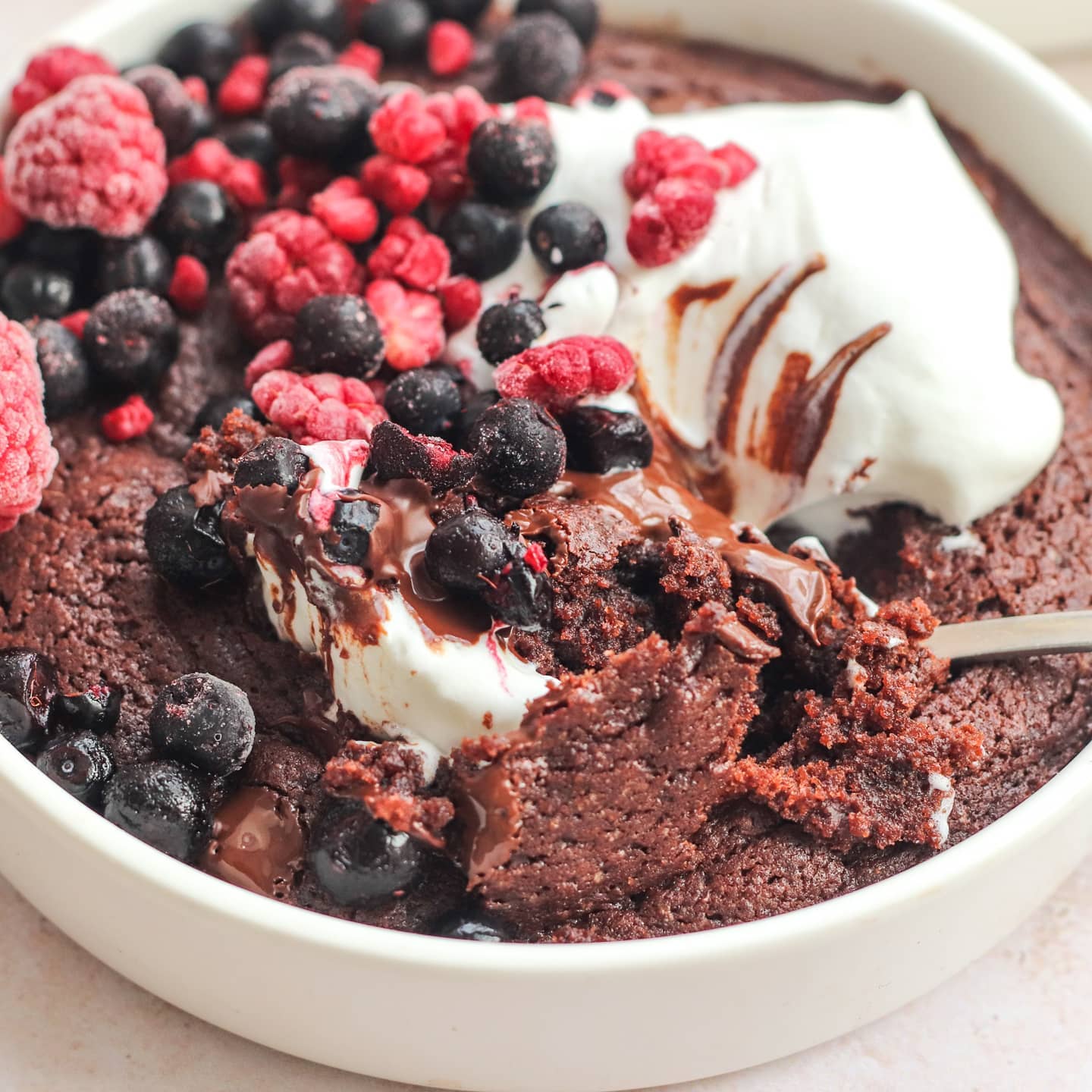 Irresistible Single Serve Fudgy Chocolate Cake