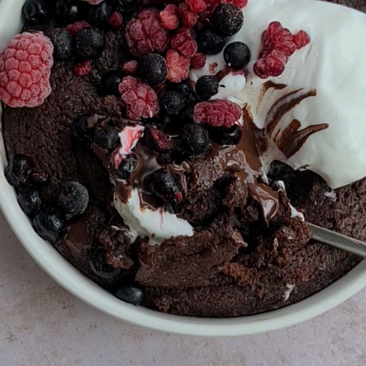 Irresistible Single Serve Fudgy Chocolate Cake
