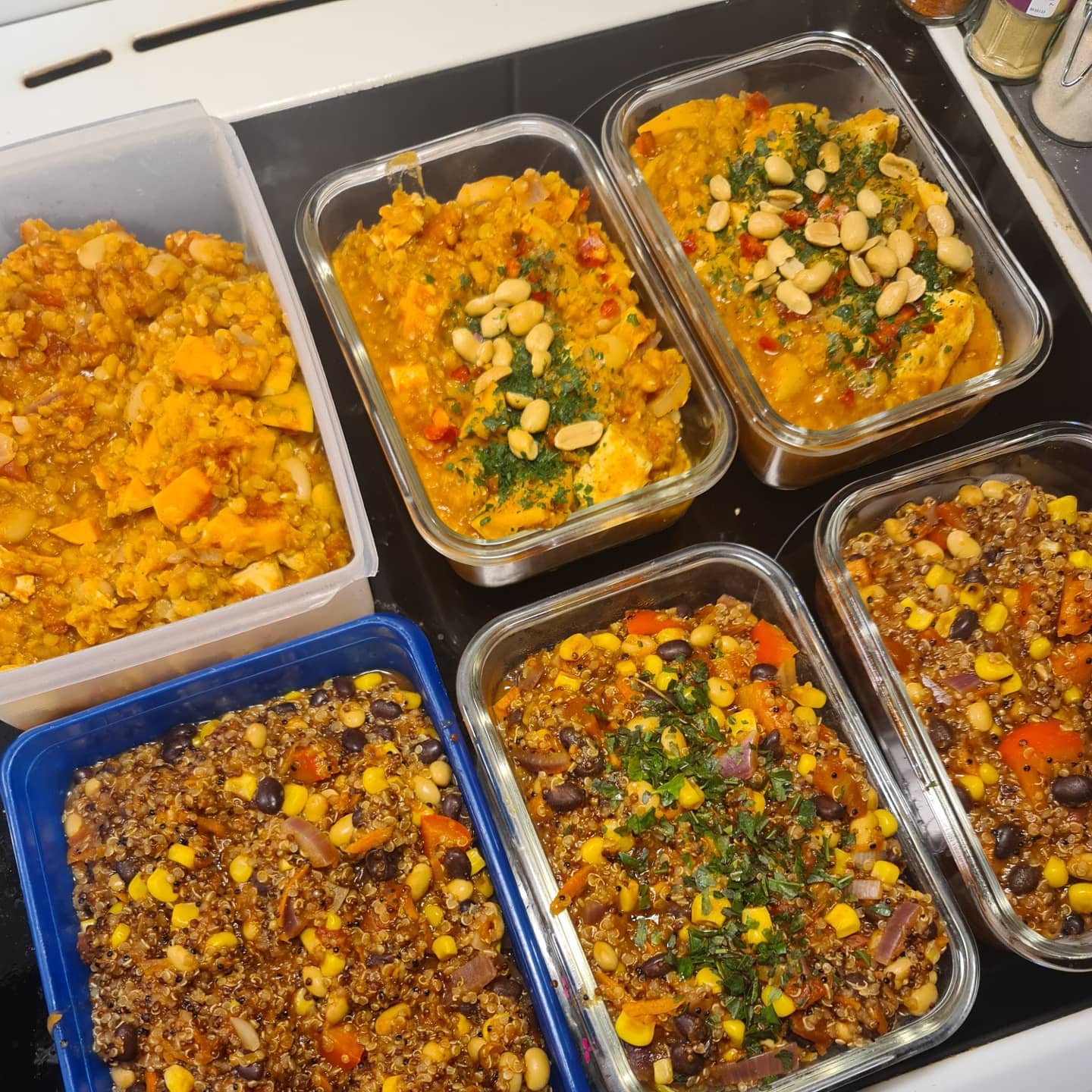 Spicy Red Lentil, Sweet Potato, and White Bean Dahl