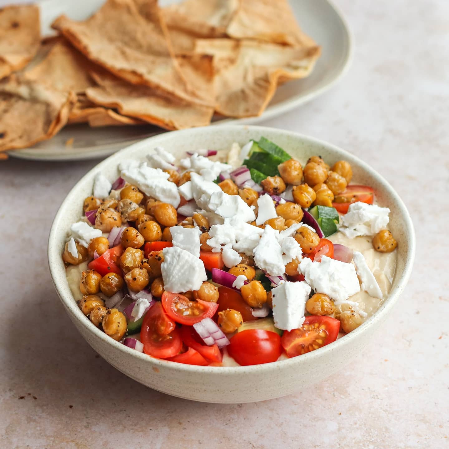 Loaded White Bean Hummus Meal