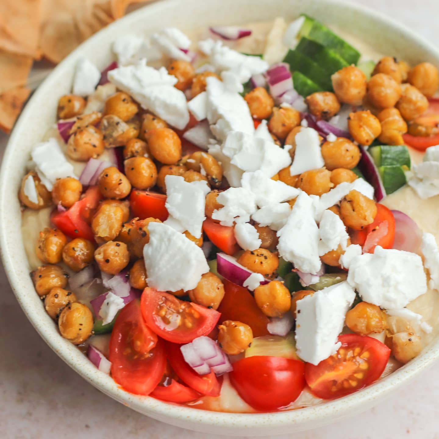 Loaded White Bean Hummus Meal