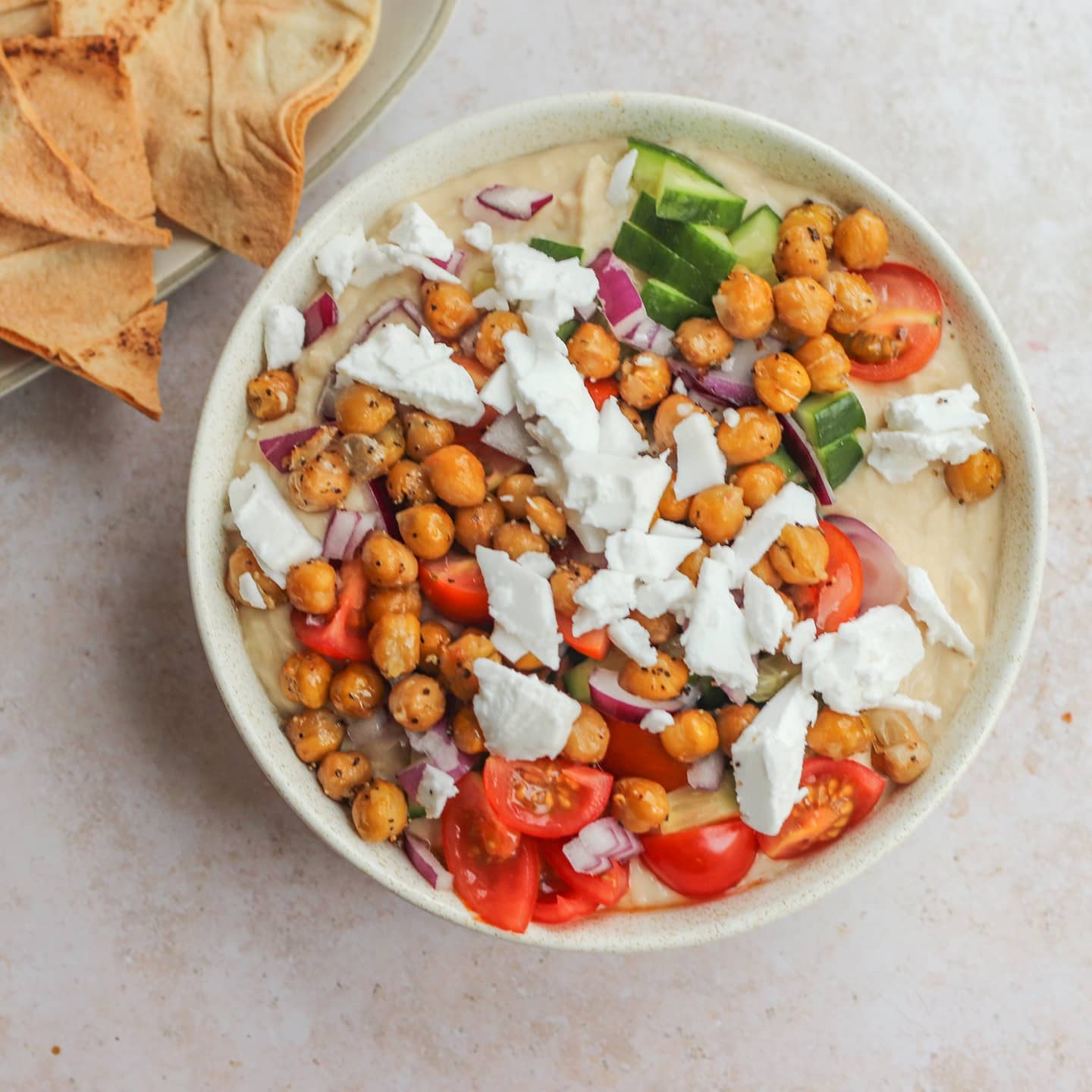 Loaded White Bean Hummus Meal