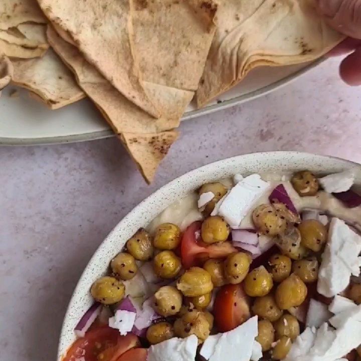 Loaded White Bean Hummus Meal