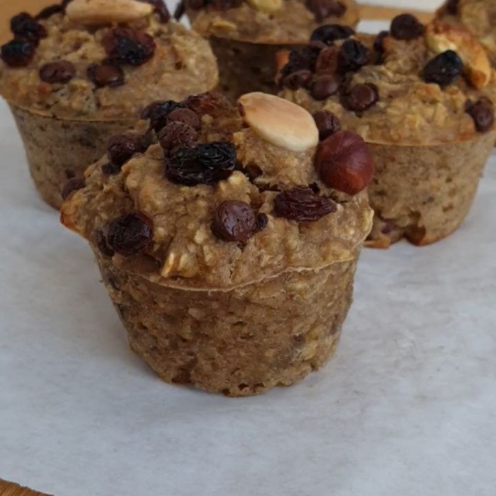 Easy and Healthy Banana Oat Breakfast Muffins