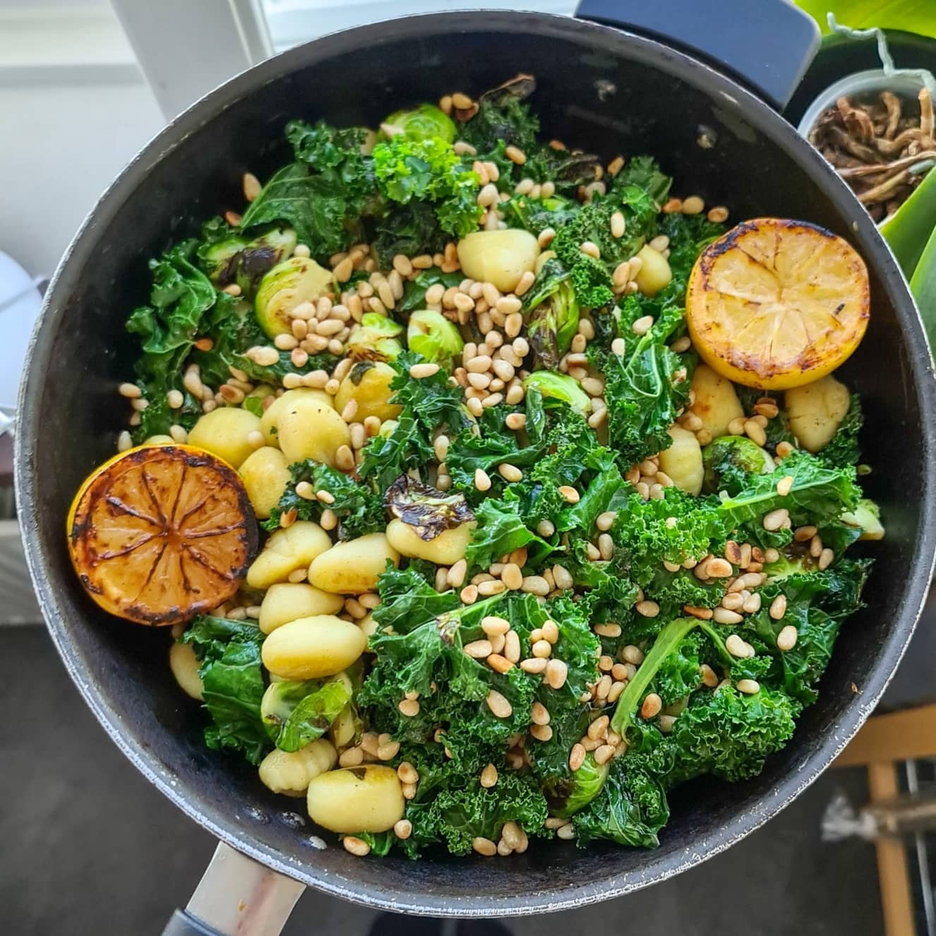 Pan-Fried Gnocchi and Brussels Sprouts