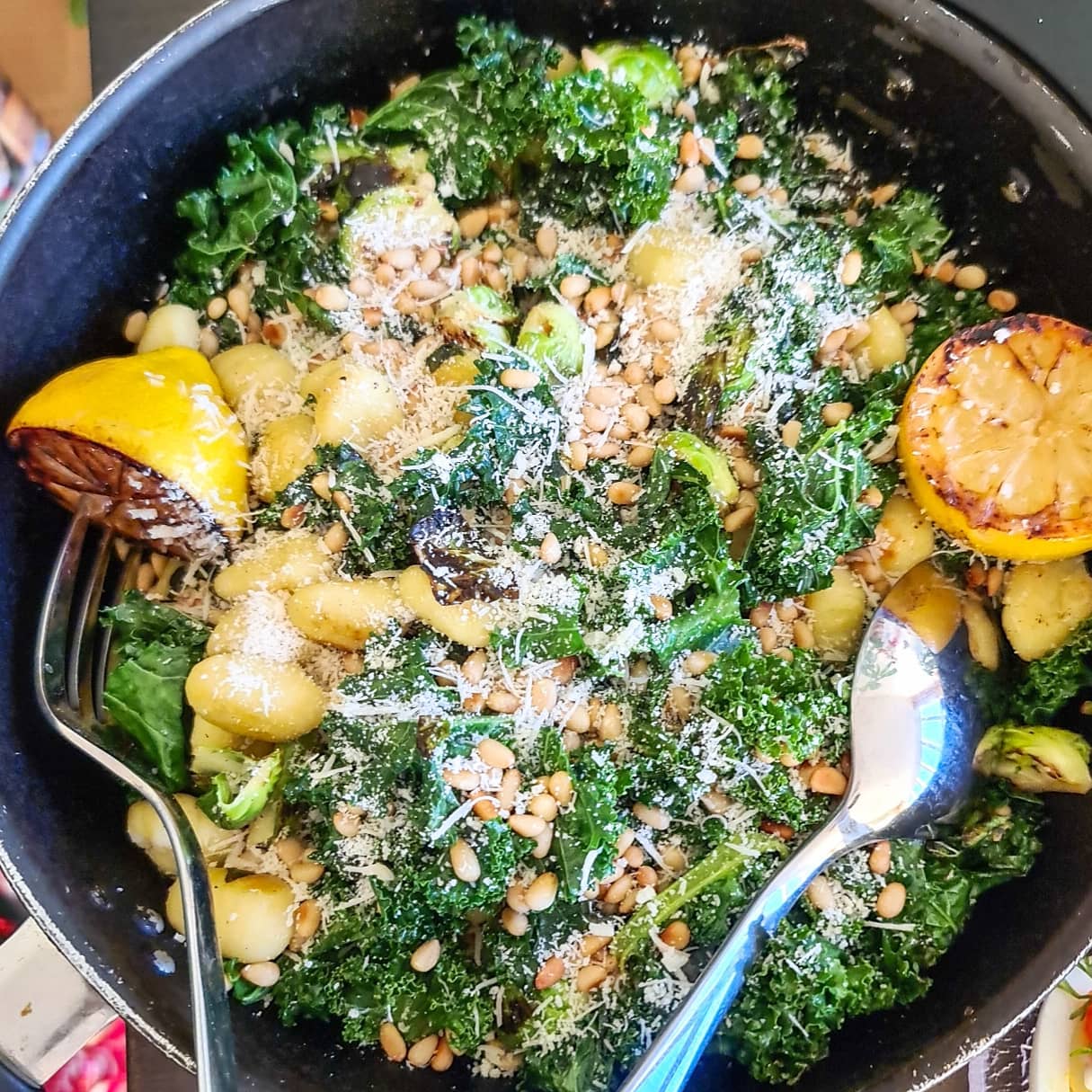 Pan-Fried Gnocchi and Brussels Sprouts