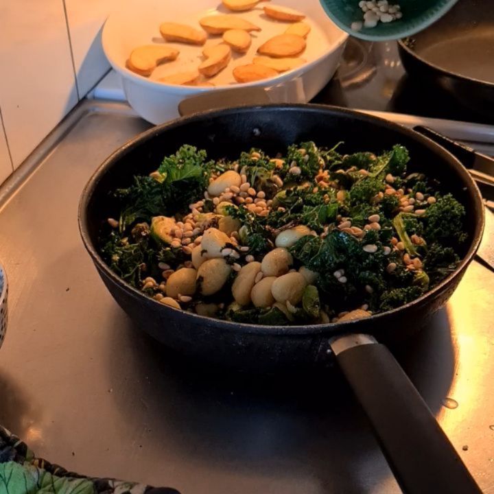 Pan-Fried Gnocchi and Brussels Sprouts