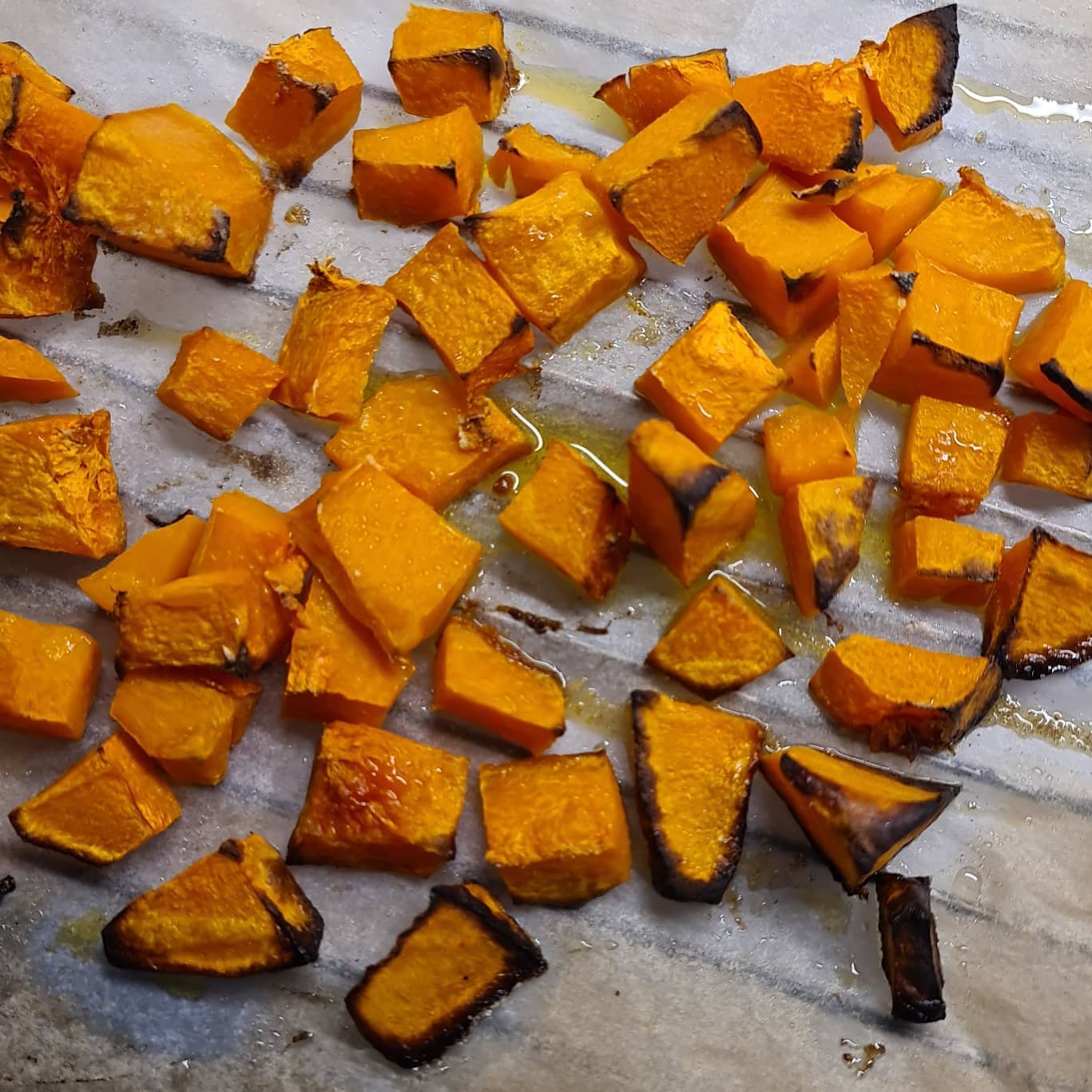 Butternut Squash Spaghetti with Vegan Greek Cheese and Pumpkin Seeds