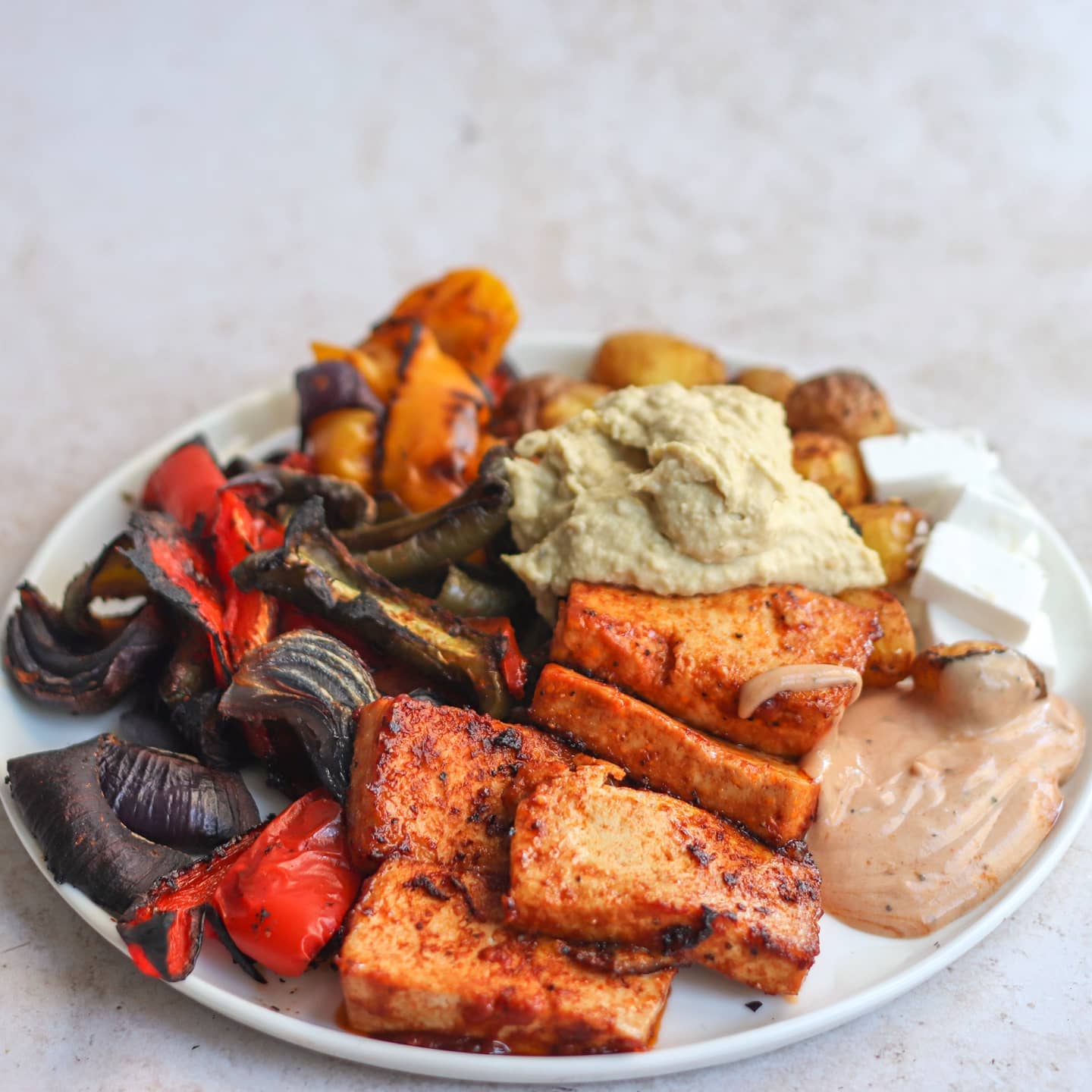 Easy Oven-Roasted Tofu and Vegetables