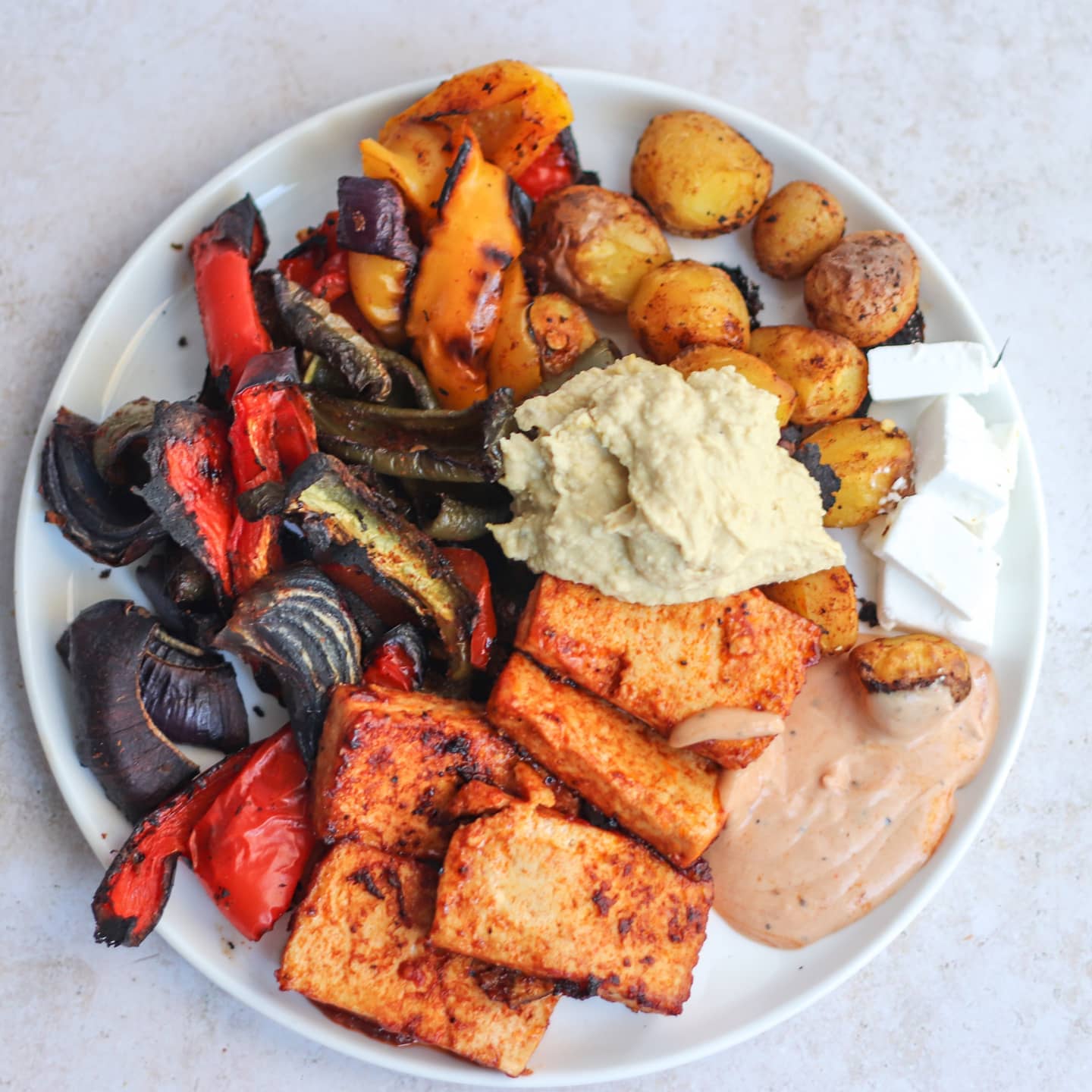 Easy Oven-Roasted Tofu and Vegetables