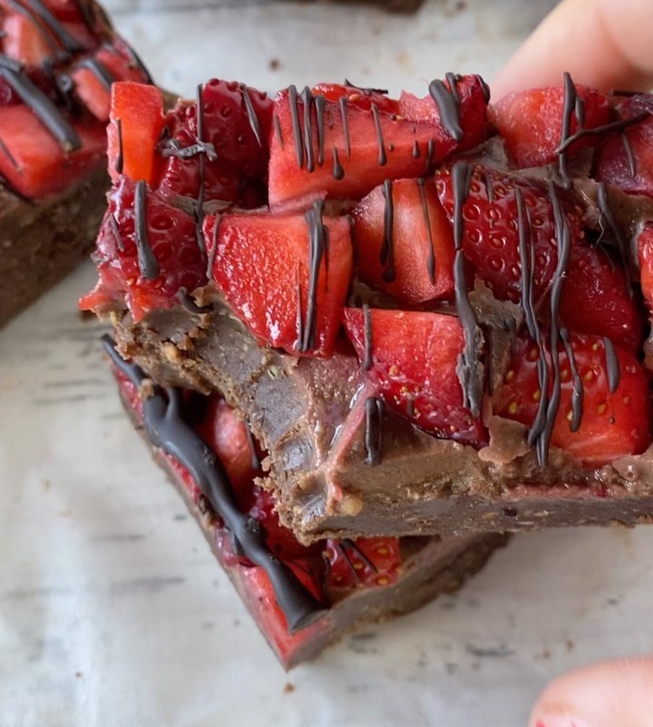 Chocolate Strawberry Protein Fudge