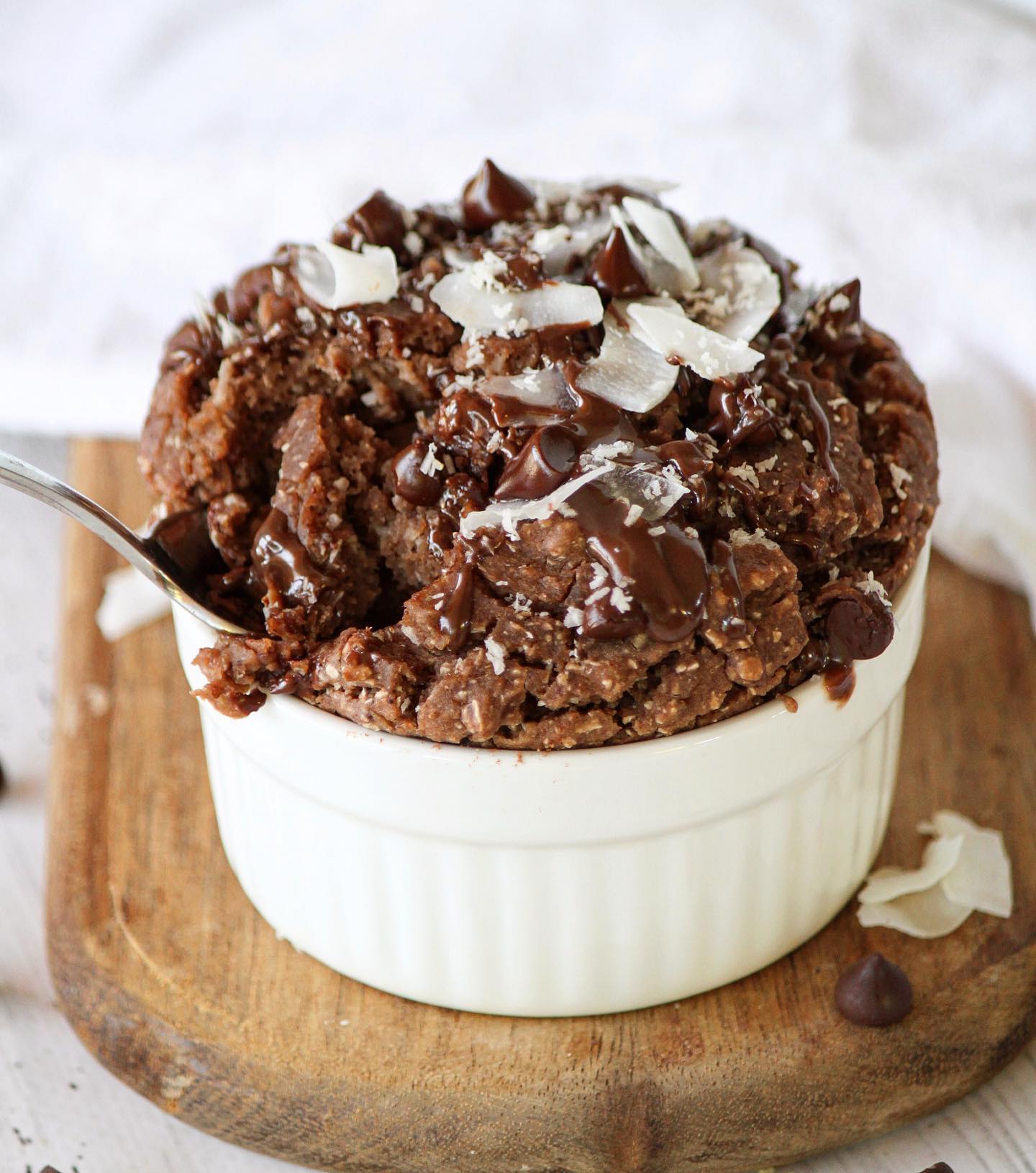 Chocolate Coconut Bounty Baked Oats