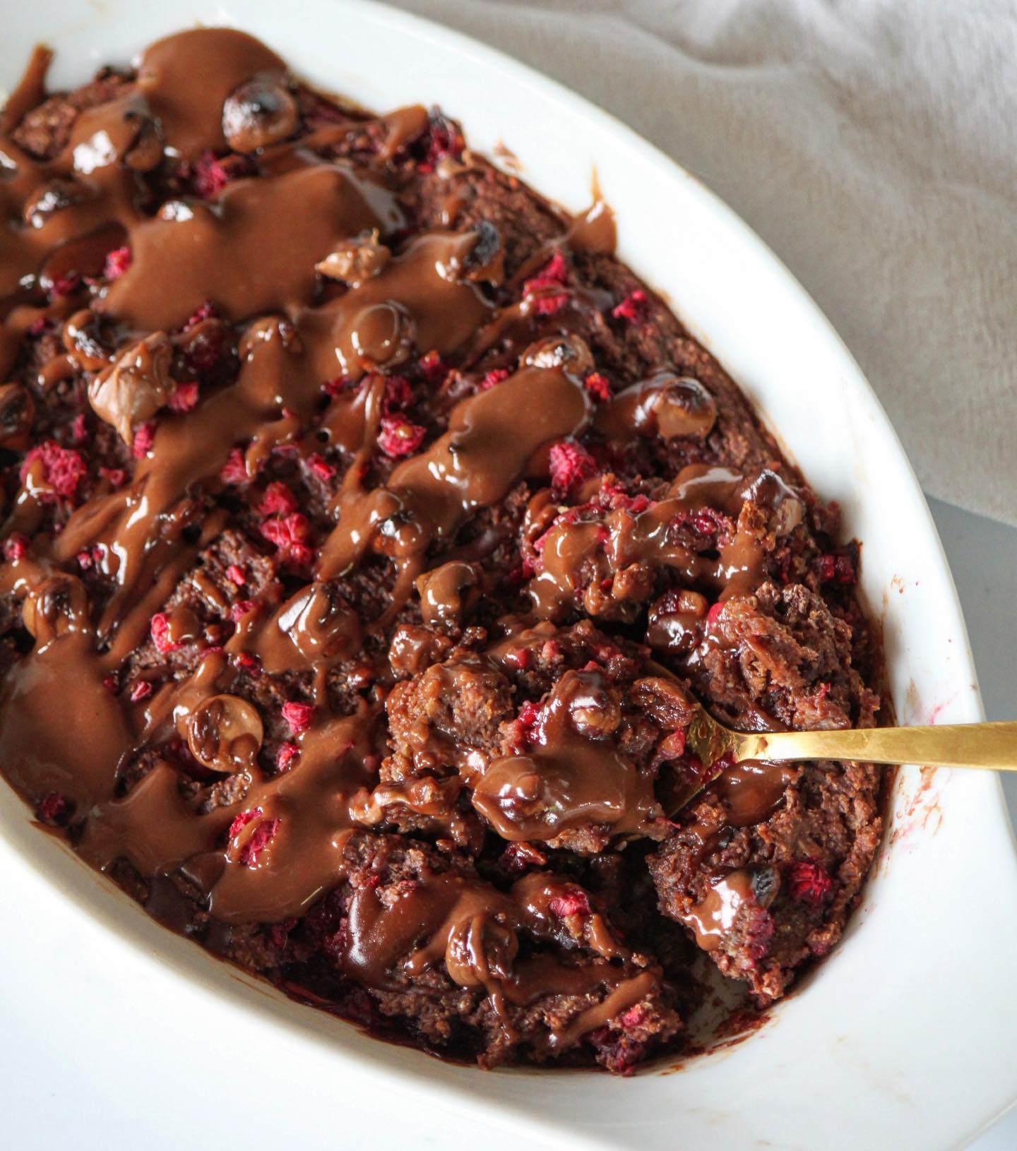 Choc Raspberry Baked Weetbix