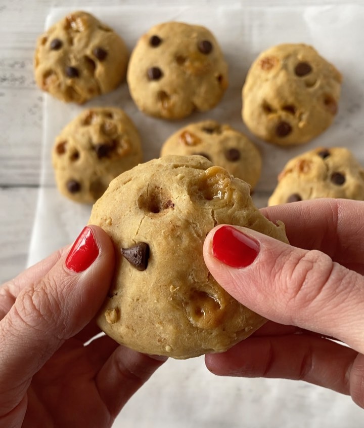 Protein-Packed Peanut Butter Coconut Yogurt Cookies