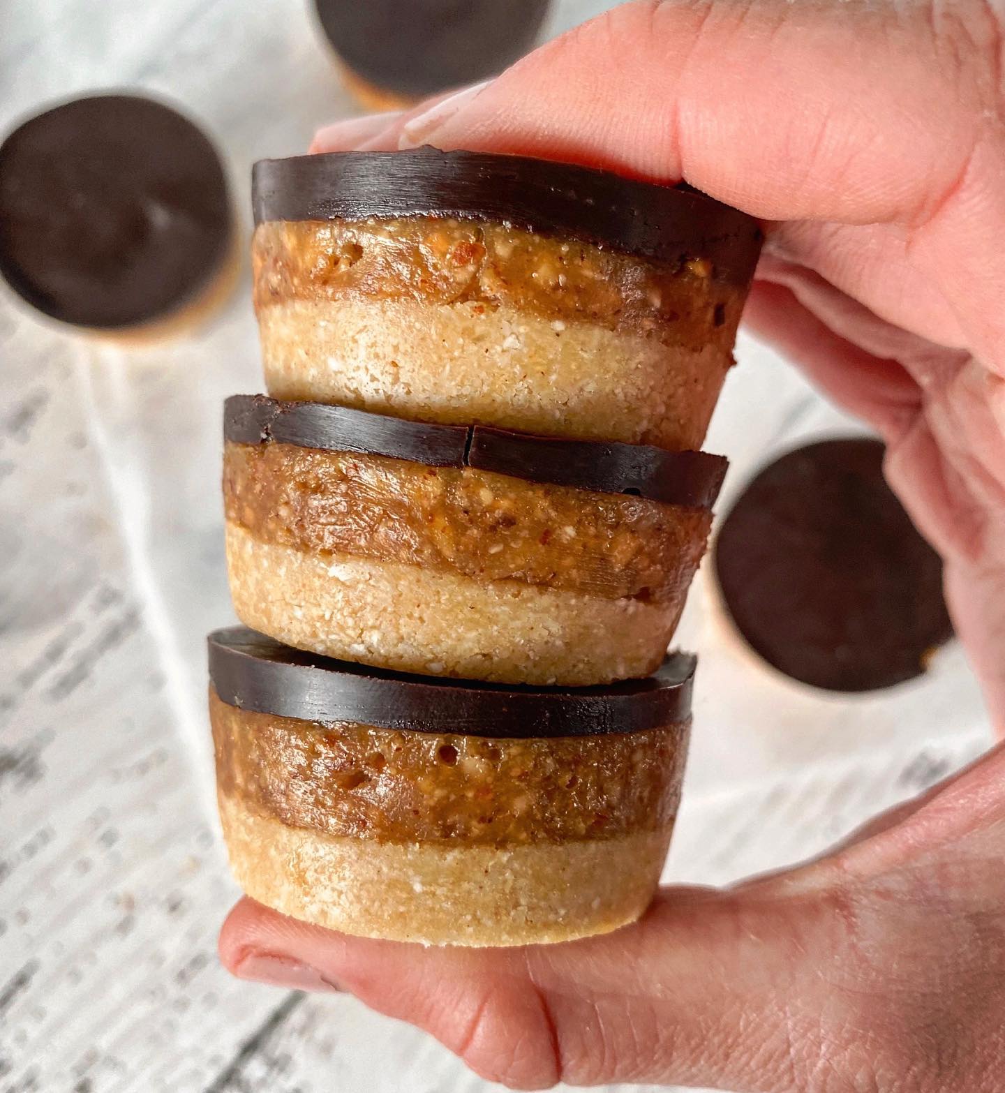No Bake Twix Cups