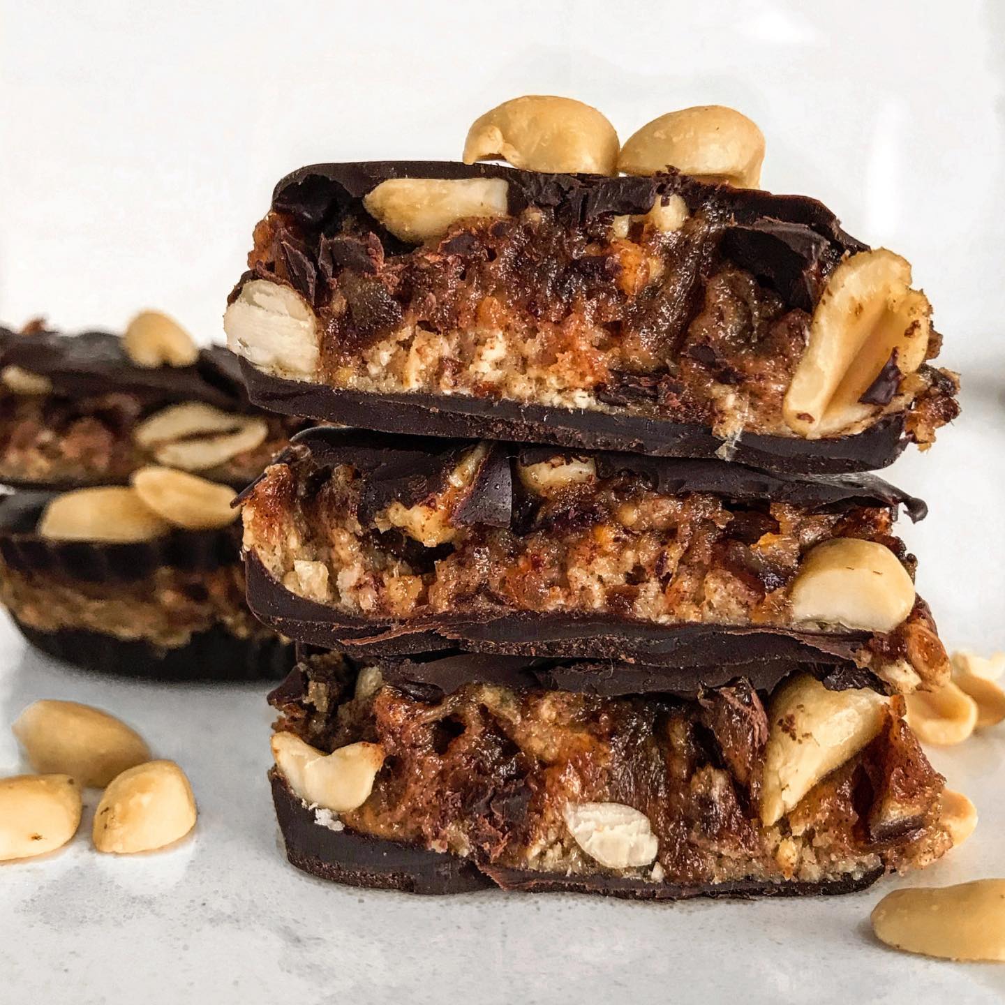 No-Bake Vegan Snickers Cups