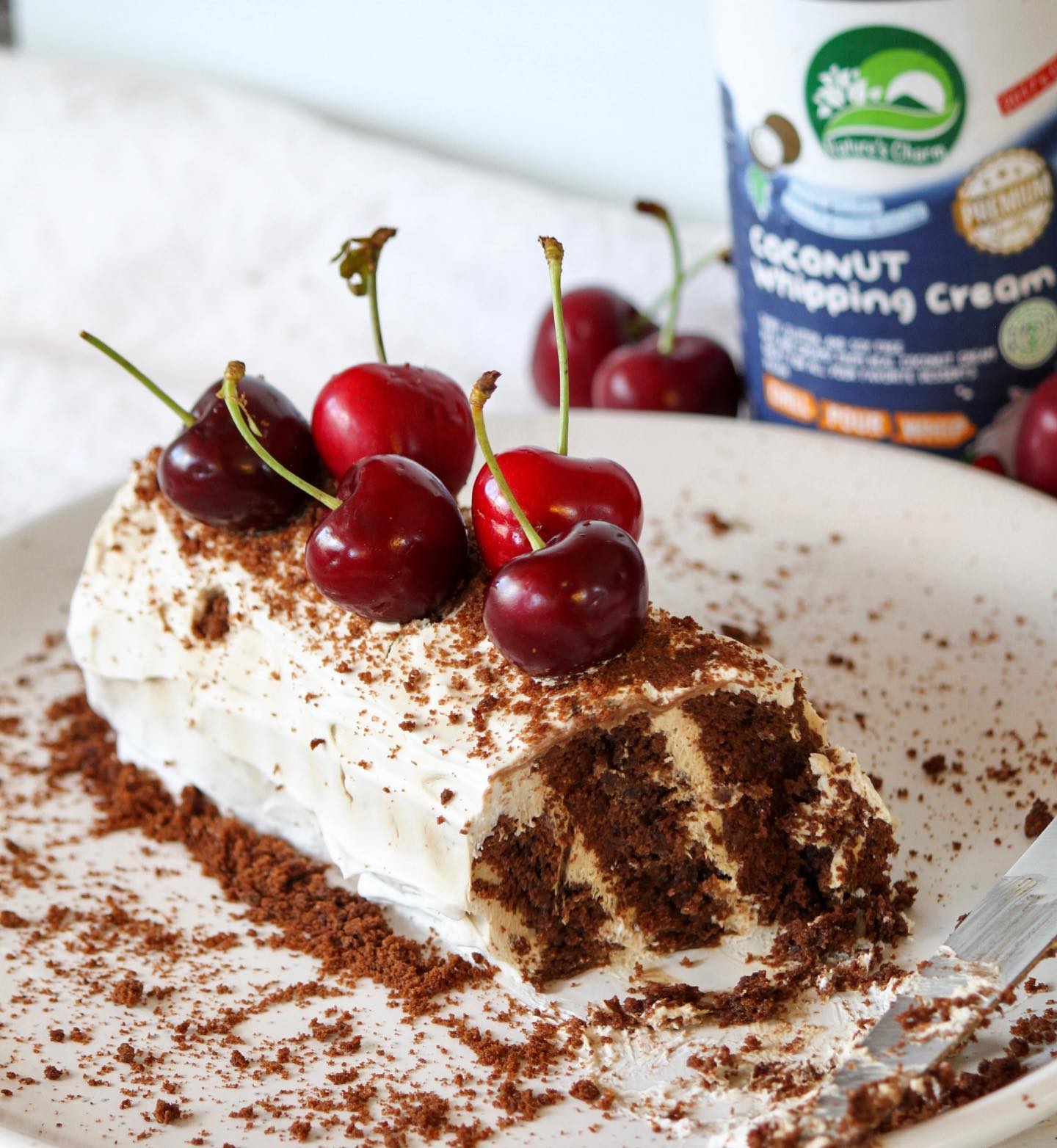 2-Ingredient Choc Ripple Log