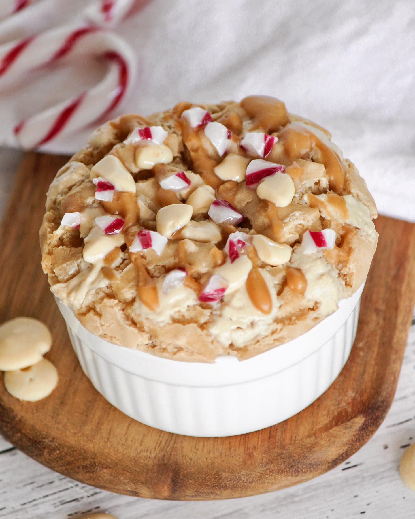 White Chocolate Mint Baked Oats