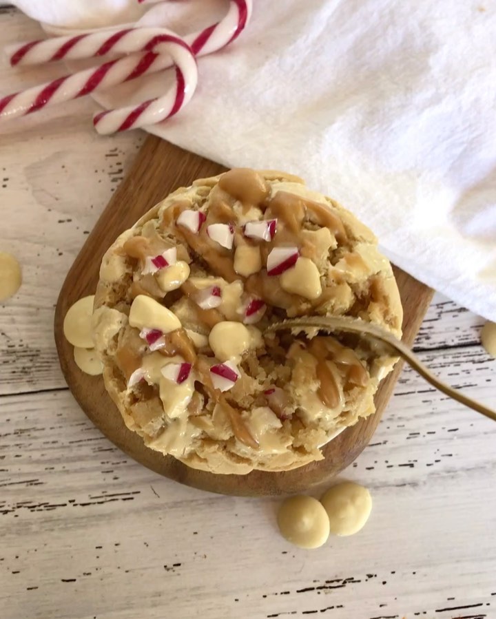 White Chocolate Mint Baked Oats