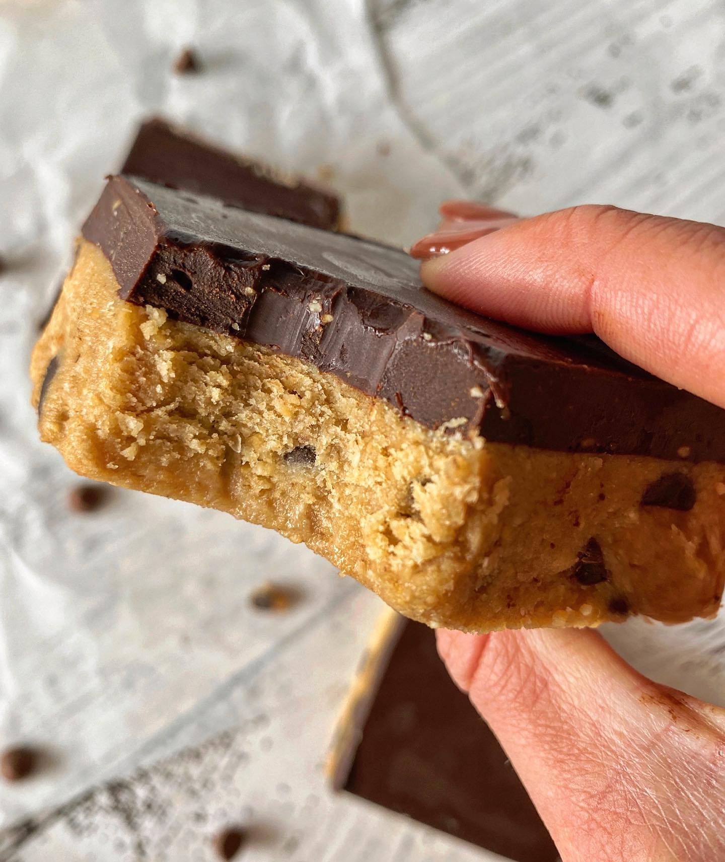 Peanut Butter Cookie Dough Bars