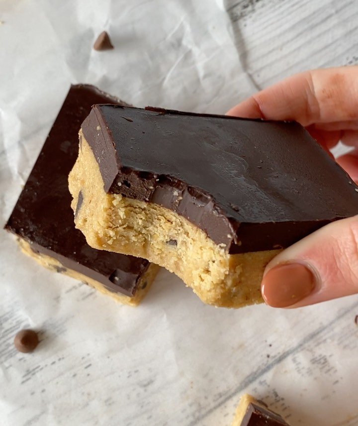 Peanut Butter Cookie Dough Bars