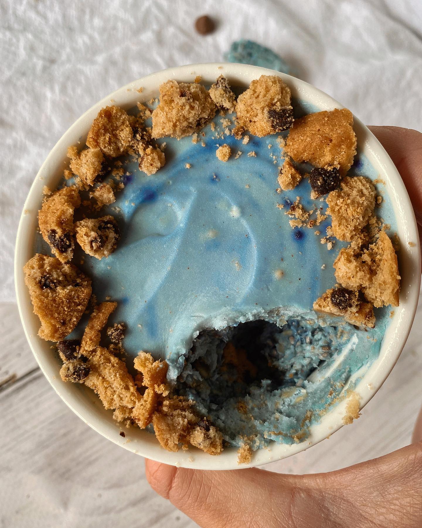 Cookie Monster Overnight Oats