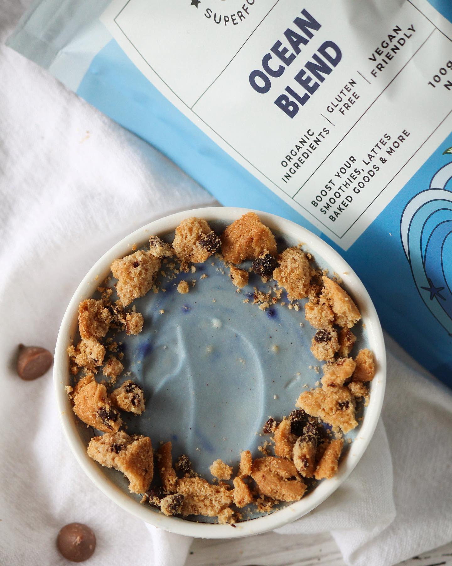 Cookie Monster Overnight Oats