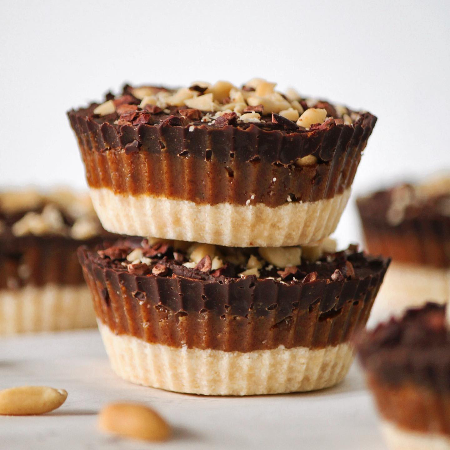 Irresistible Raw Snickers Cups