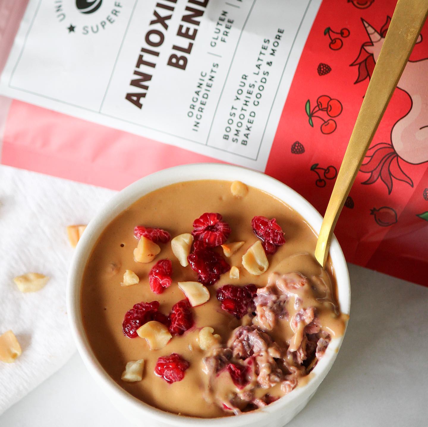 Peanut Butter Berry Overnight Oats