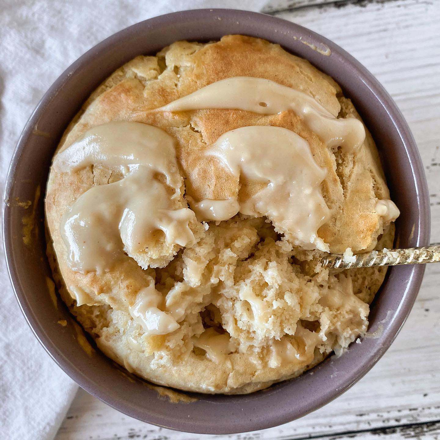 Single Serve Custard Cake