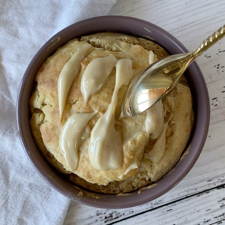 Single Serve Custard Cake