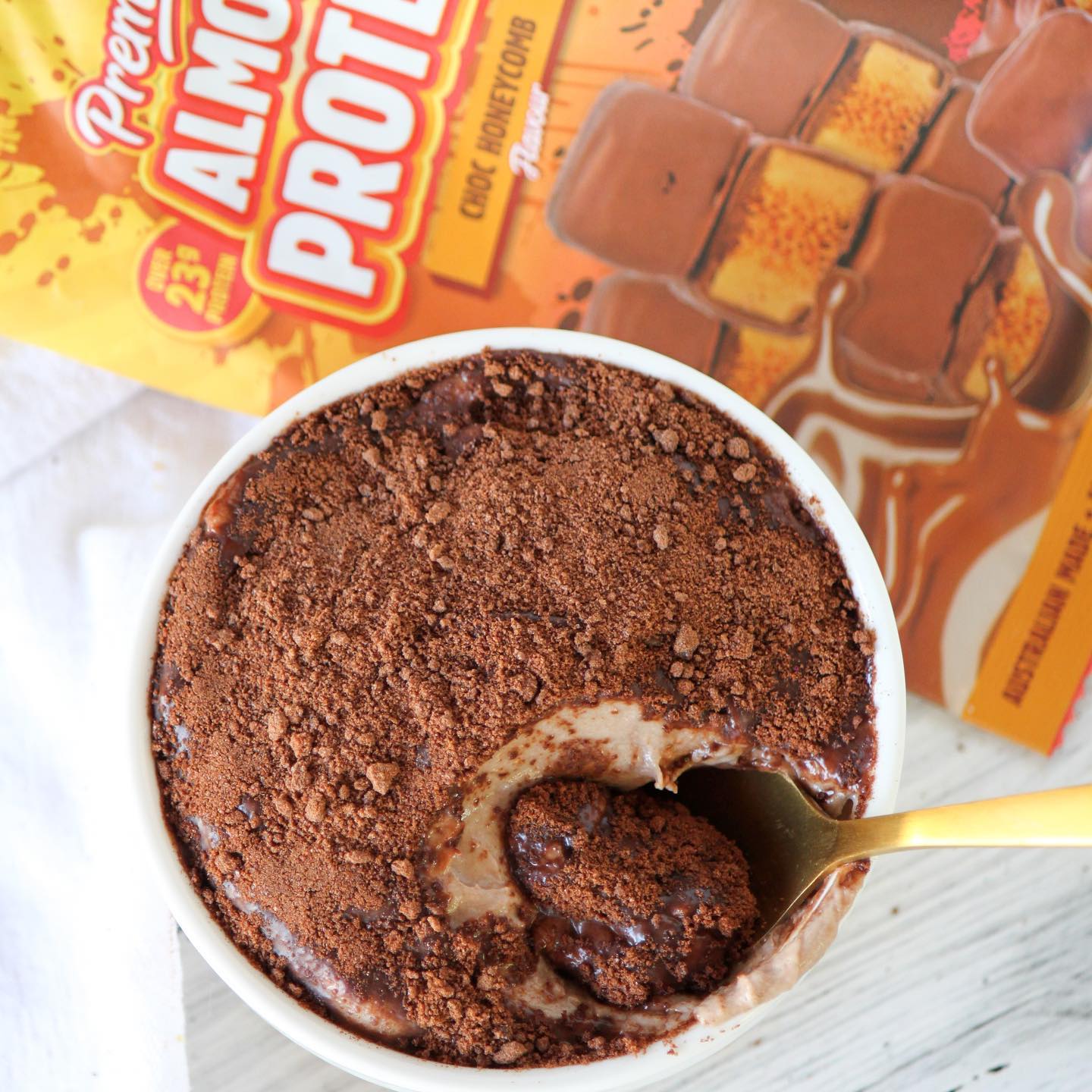 Delicious Creamy Chocolate Protein Pudding