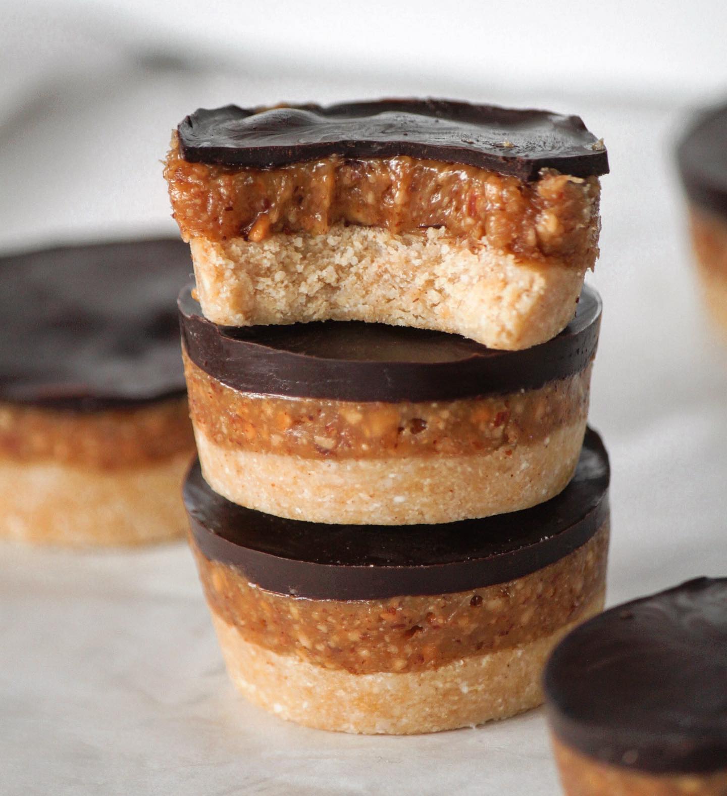 No Bake Twix Cups
