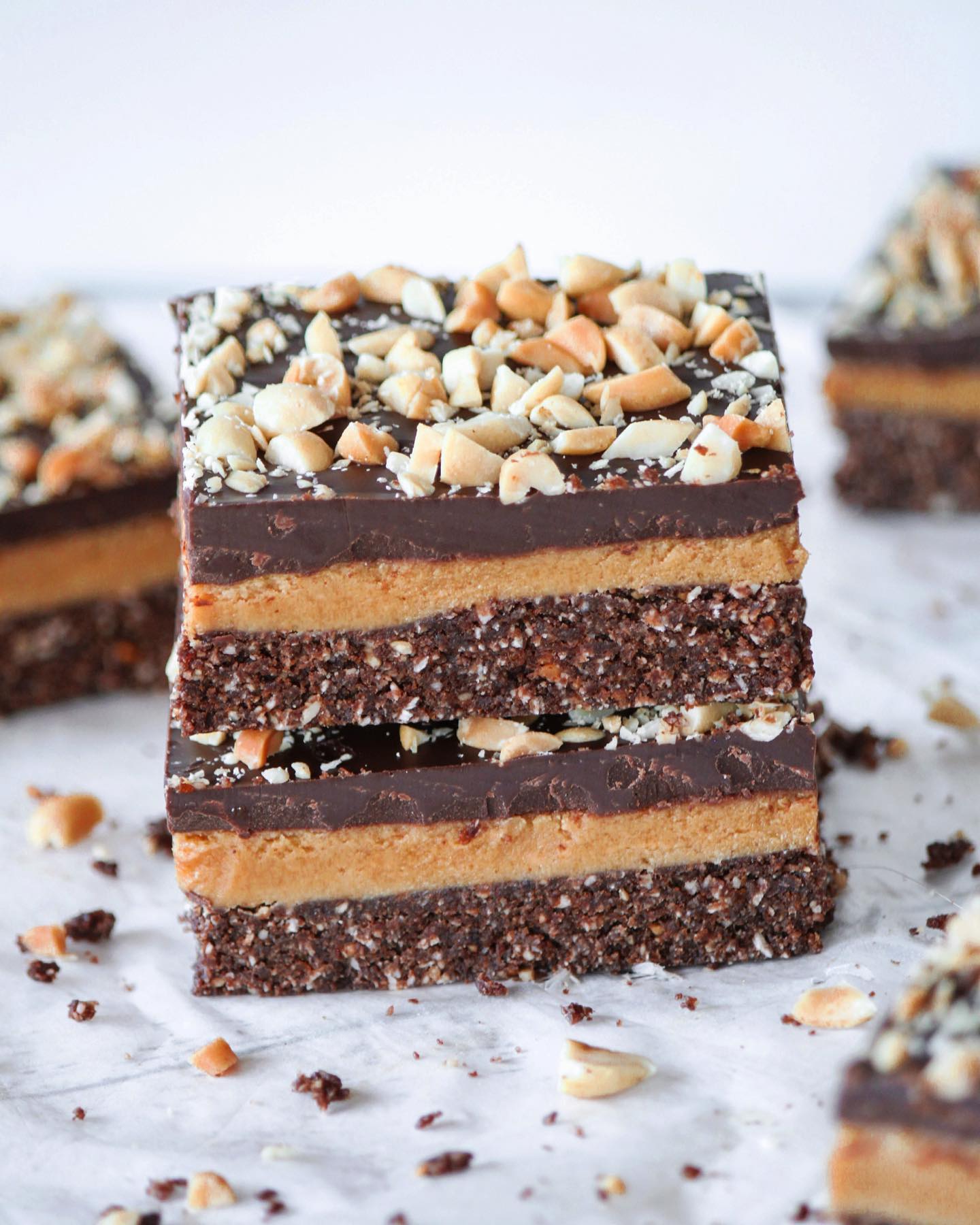 Chocolate Peanut Butter Slice
