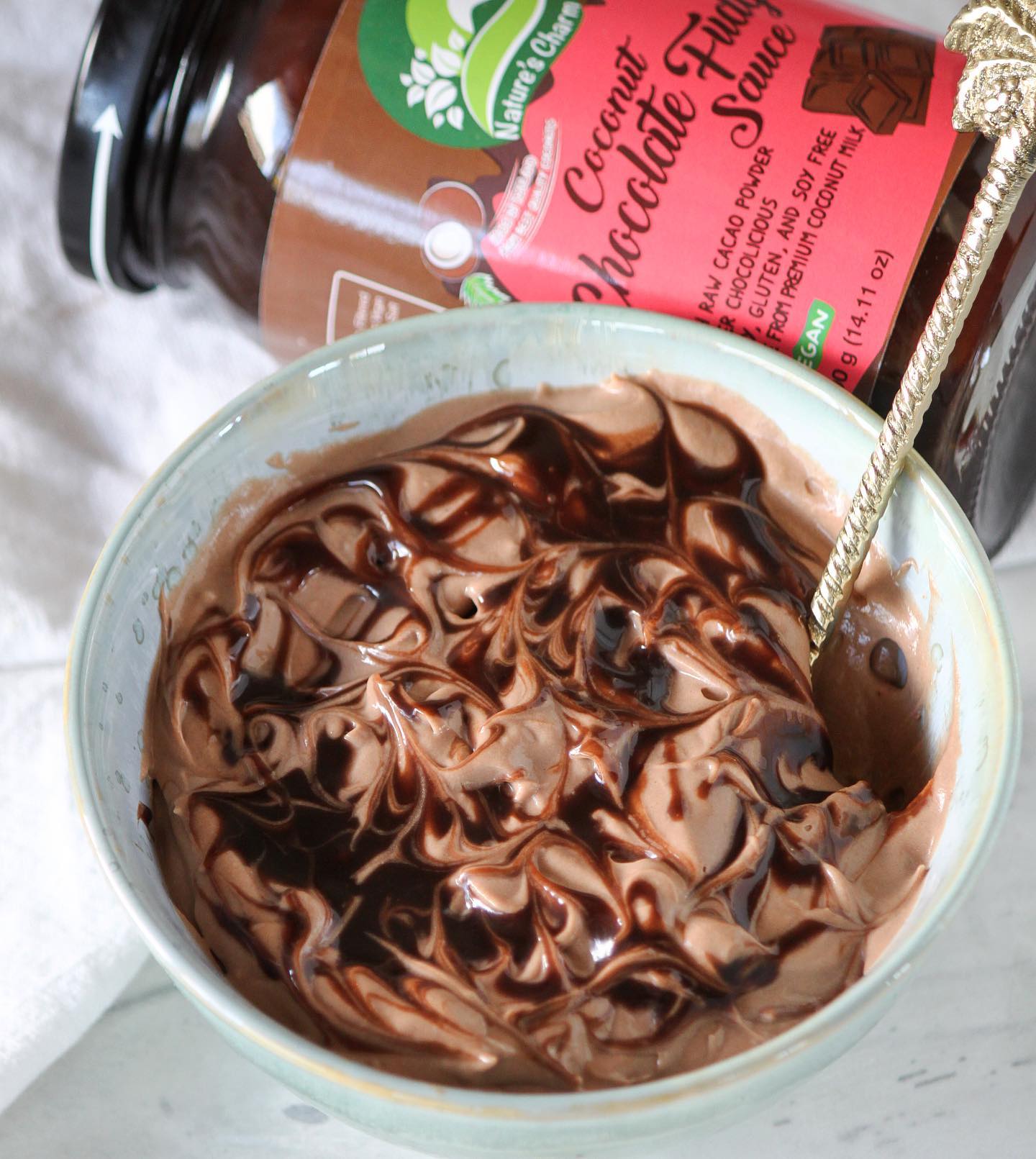 3-Ingredient Vegan Chocolate Protein Mousse