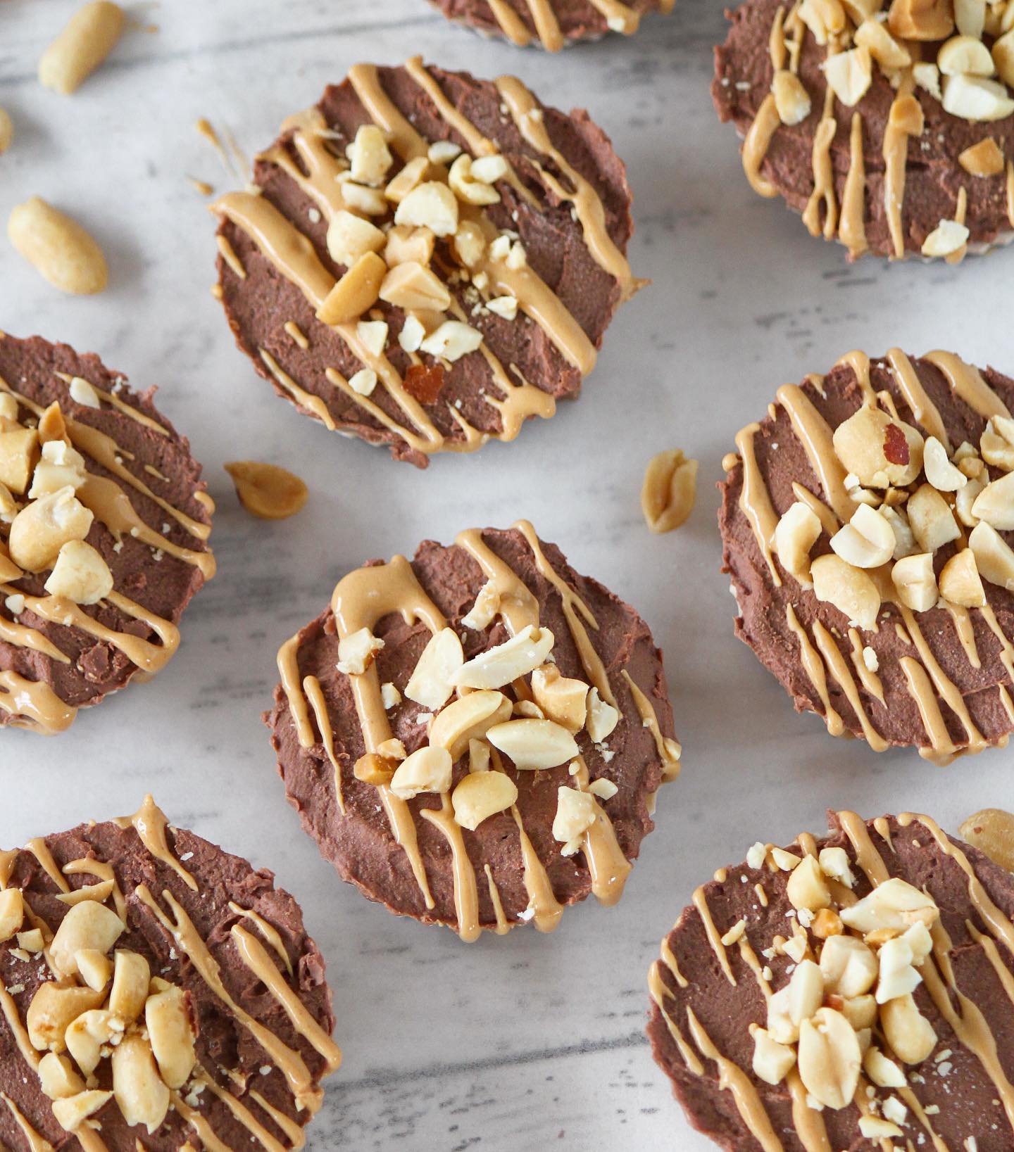 Choc Peanut Butter Mousse Cups