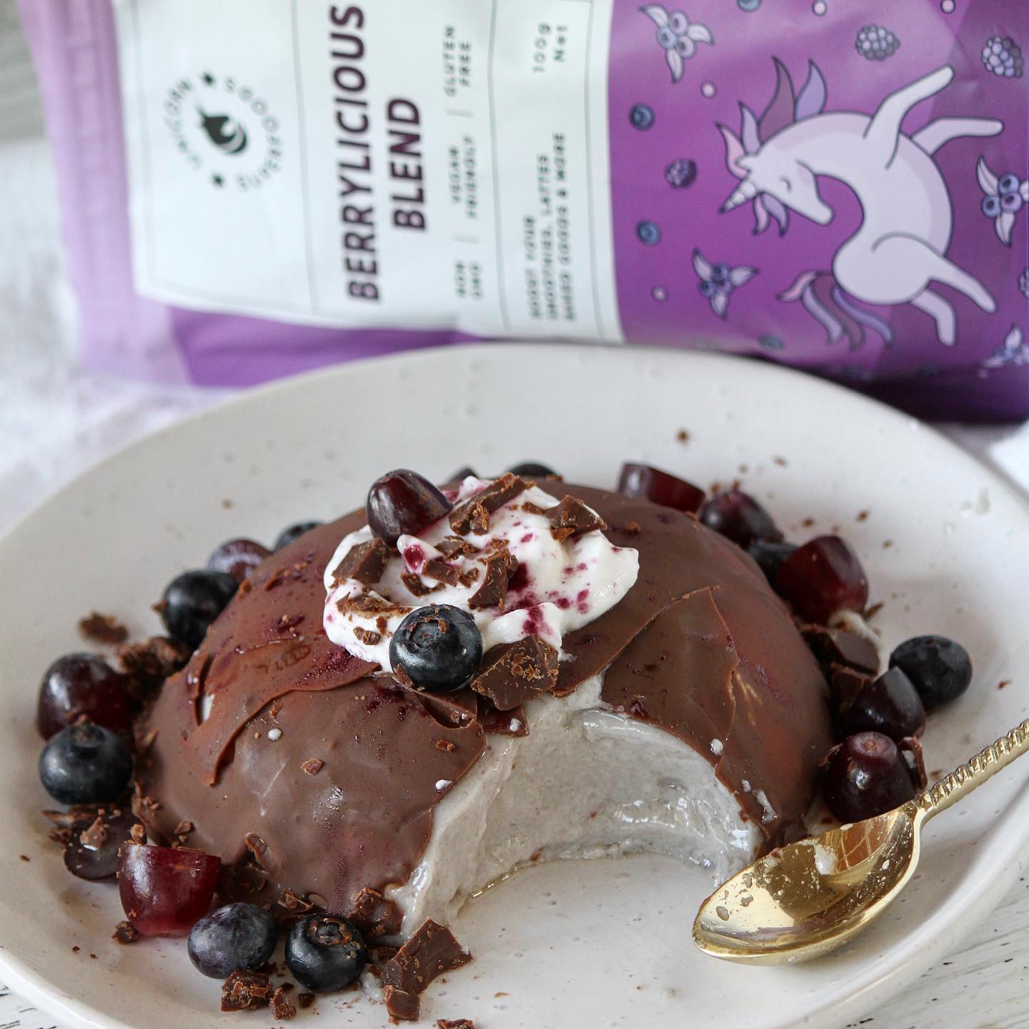 Choc Berry Pudding