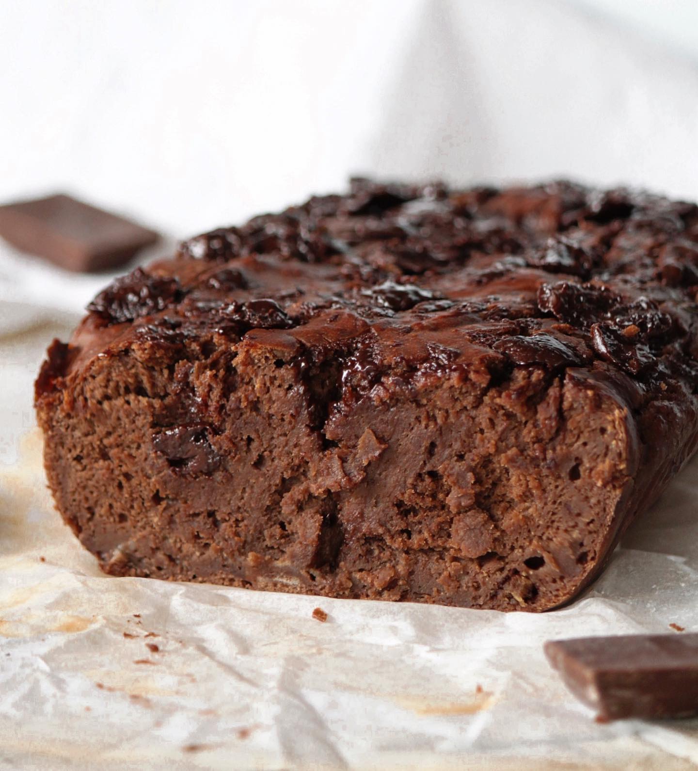 Brownie Baked Oats Loaf