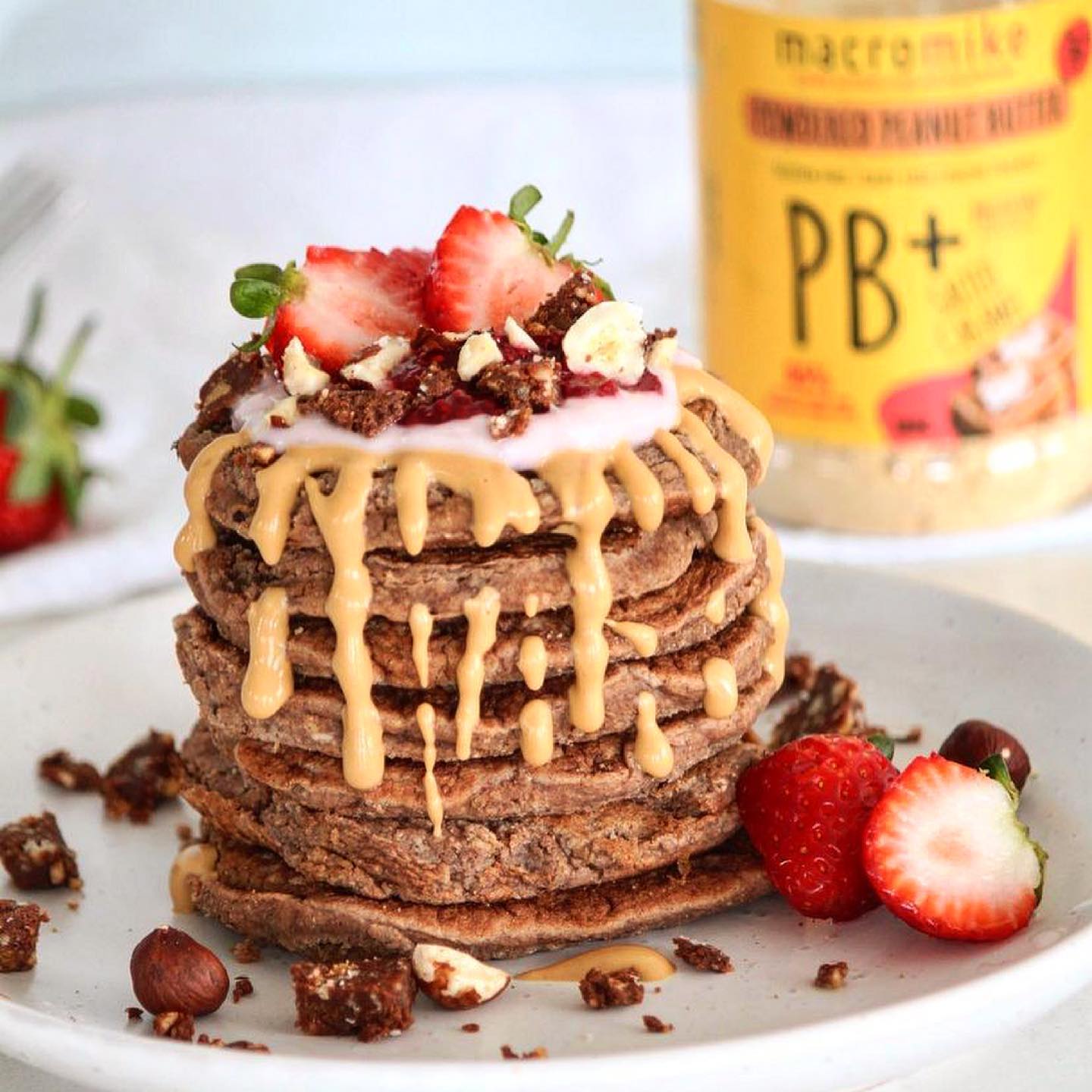 Banana Protein Pancakes