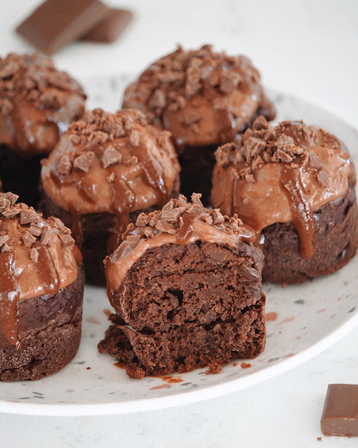 Chocolate Fudgy Brownie Bites