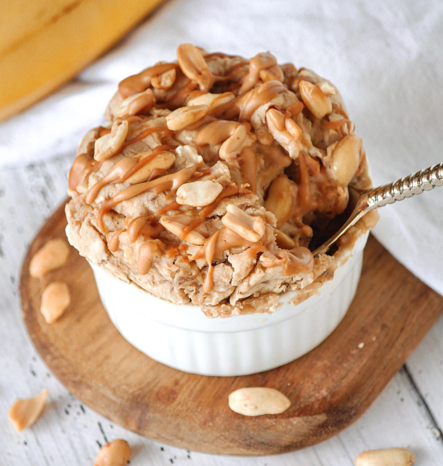 Single Serve Peanut Butter Banana Baked Oats