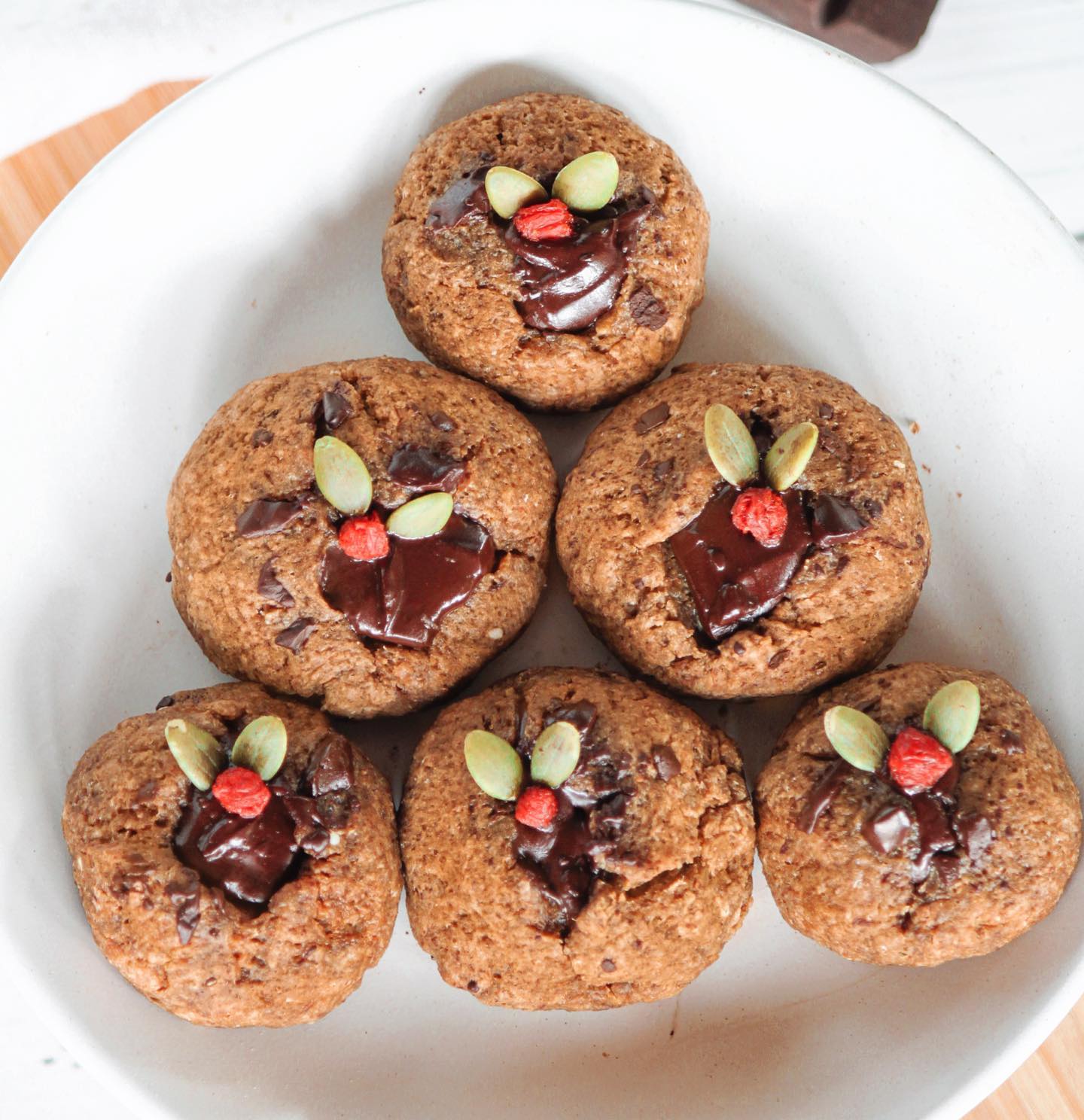 Choc Stuffed Gingerbread Cookies