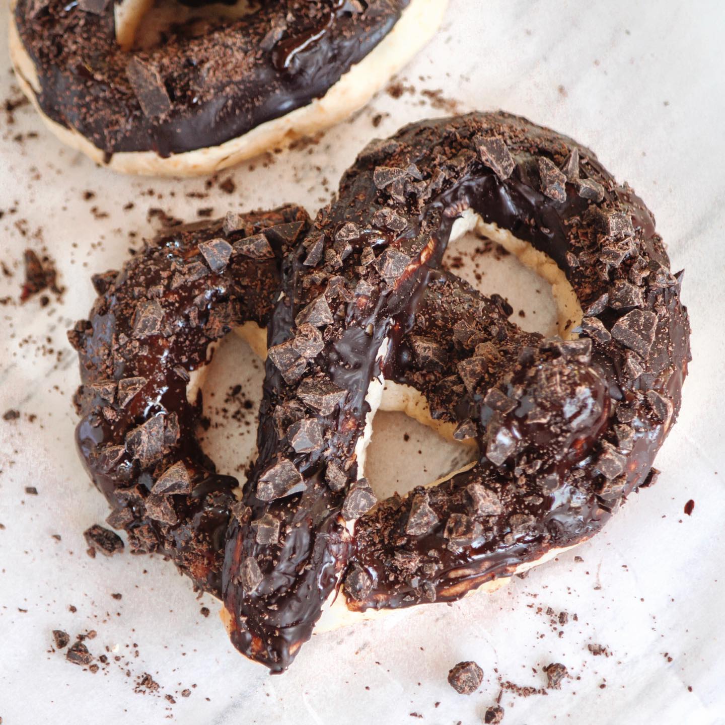 Soft Baked Chocolate Pretzel