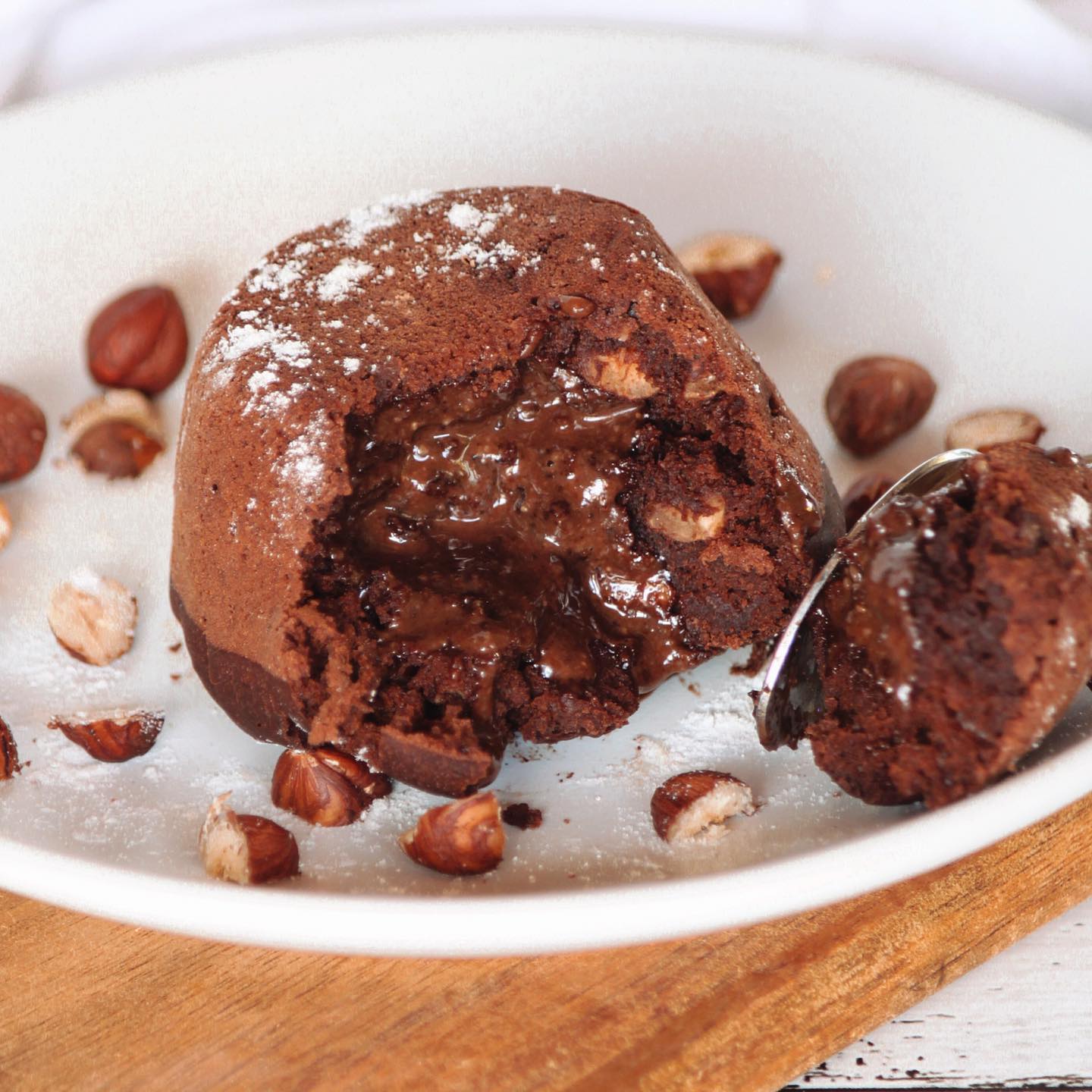Decadent Choc Hazelnut Lava Cake