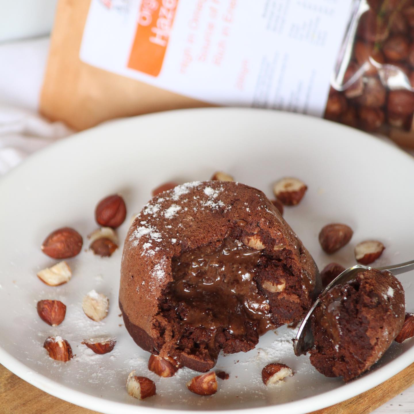 Decadent Choc Hazelnut Lava Cake