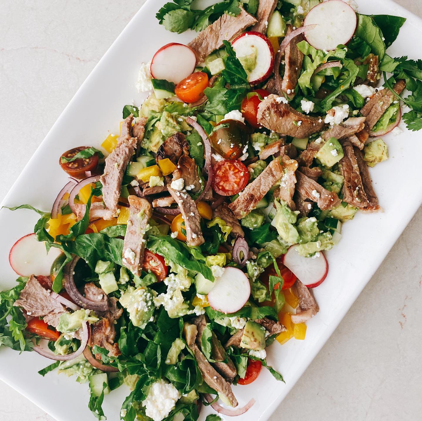 Fresh Ribeye Steak Salad